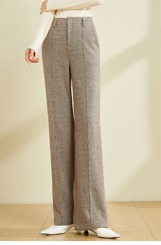 High-Waisted Casual Wide-Leg Trousers for Women