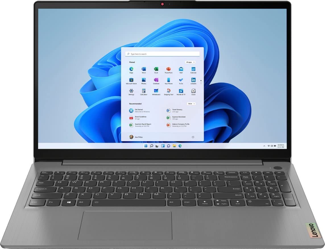 Lenovo Ideapad 3i 15.6" Full HD (1920 x 1080) Touch Laptop Intel Core i5-1135G7 Processor 4-core 8GB RAM 512GB SSD Storage Intel Iris X Graphics Bluetooth Wi-Fi Win11 Arctic Grey W/GaLiMu