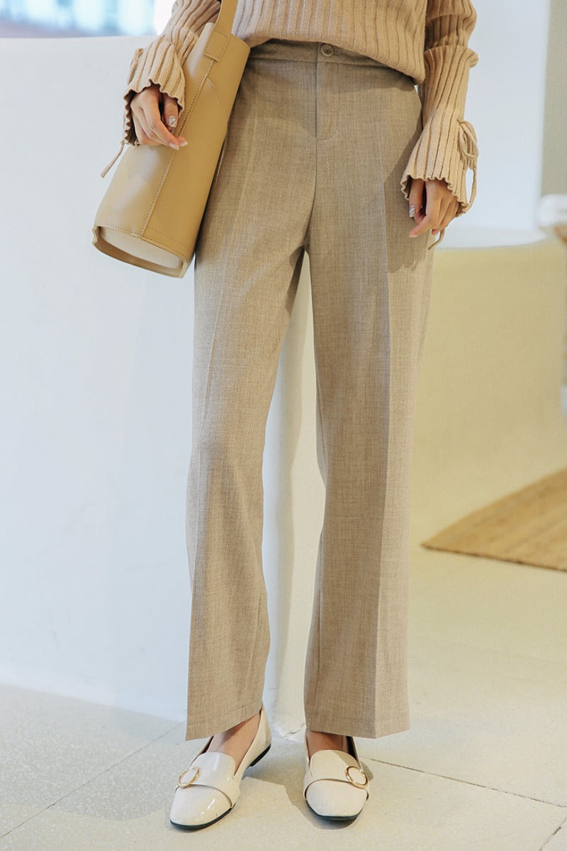 High-Waisted Casual Wide-Leg Trousers for Women