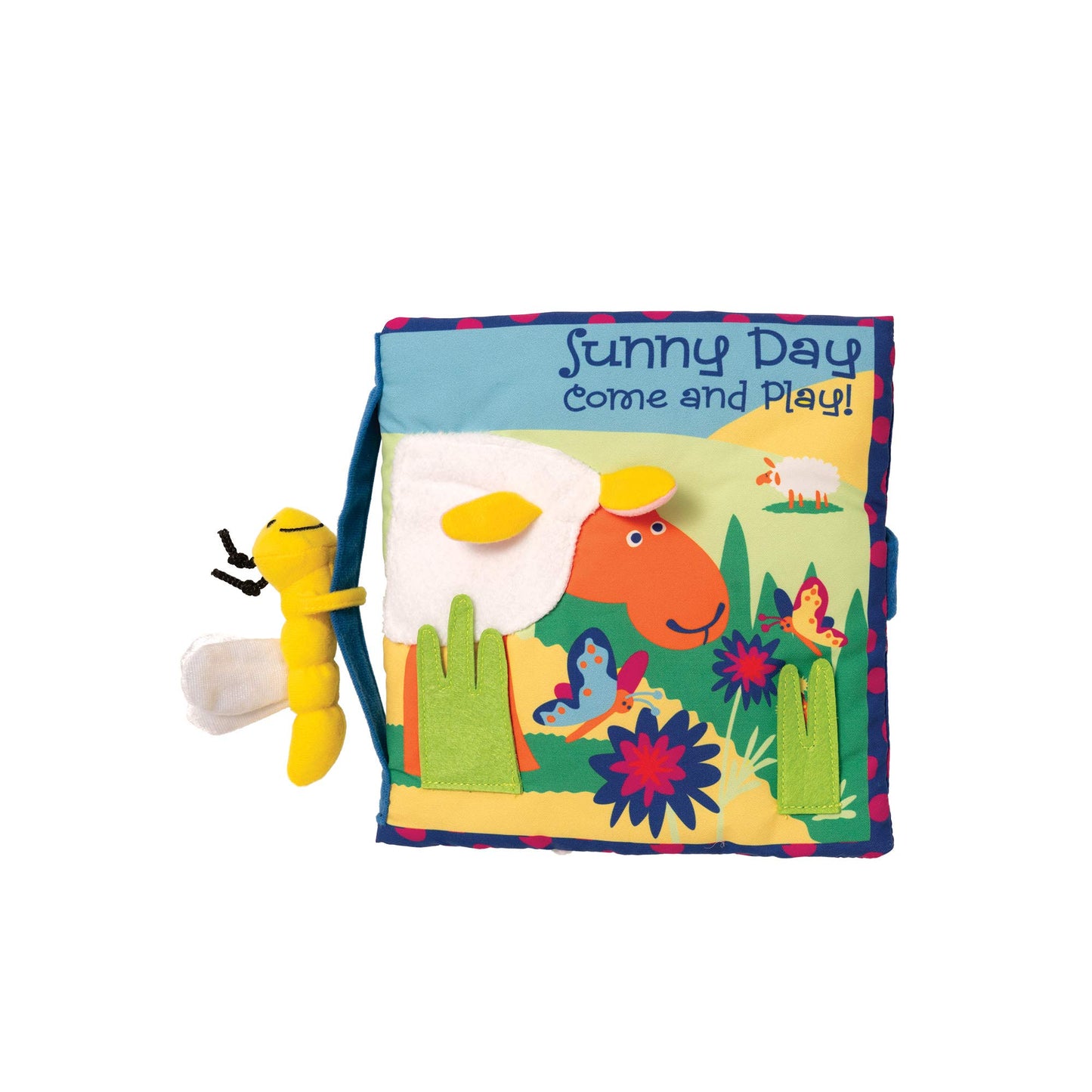 Manhattan Toy Soft Activity Book with Tethered Toy Sunny Day 20"x24"